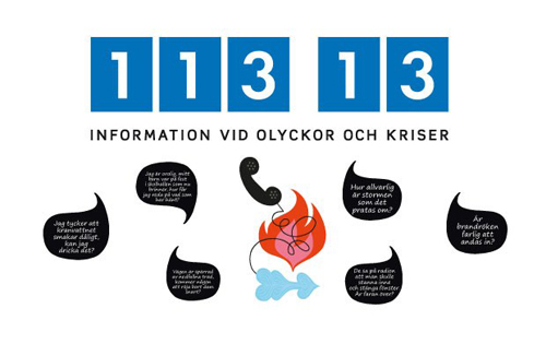 Då ska du ringa 113 13